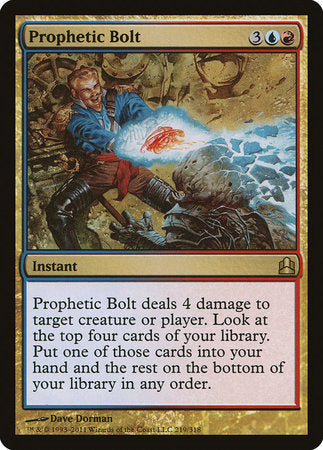 Prophetic Bolt [Commander 2011] | Magic Magpie