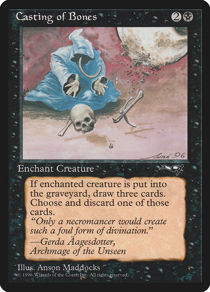 Casting of Bones (Skull on Ground) [Alliances] | Magic Magpie