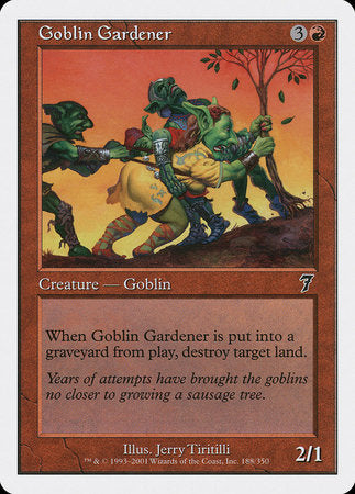 Goblin Gardener [Seventh Edition] | Magic Magpie