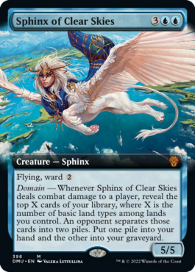 Sphinx of Clear Skies (Extended Art) [Dominaria United] | Magic Magpie