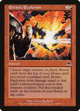 Erratic Explosion [Onslaught] | Magic Magpie