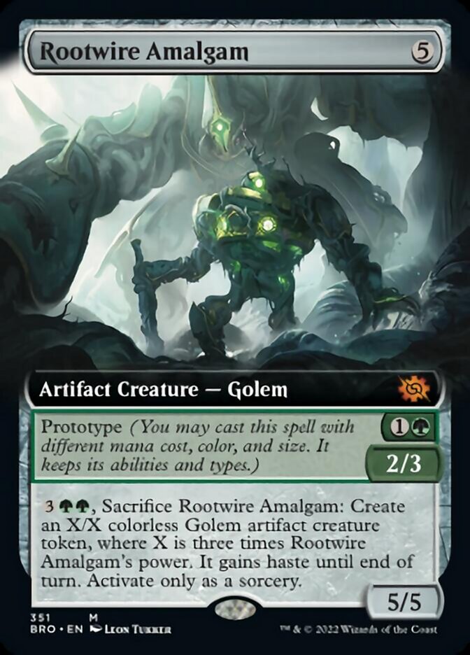 Rootwire Amalgam (Extended Art) [The Brothers' War] | Magic Magpie