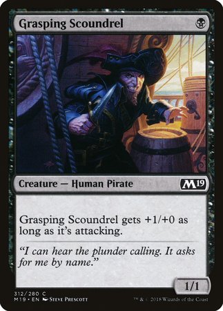 Grasping Scoundrel [Core Set 2019] | Magic Magpie