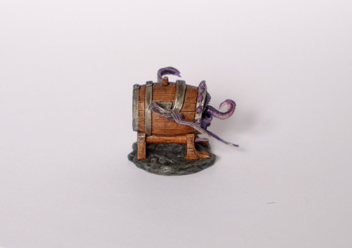 Painted Barrel Mimic for D&D | Magic Magpie