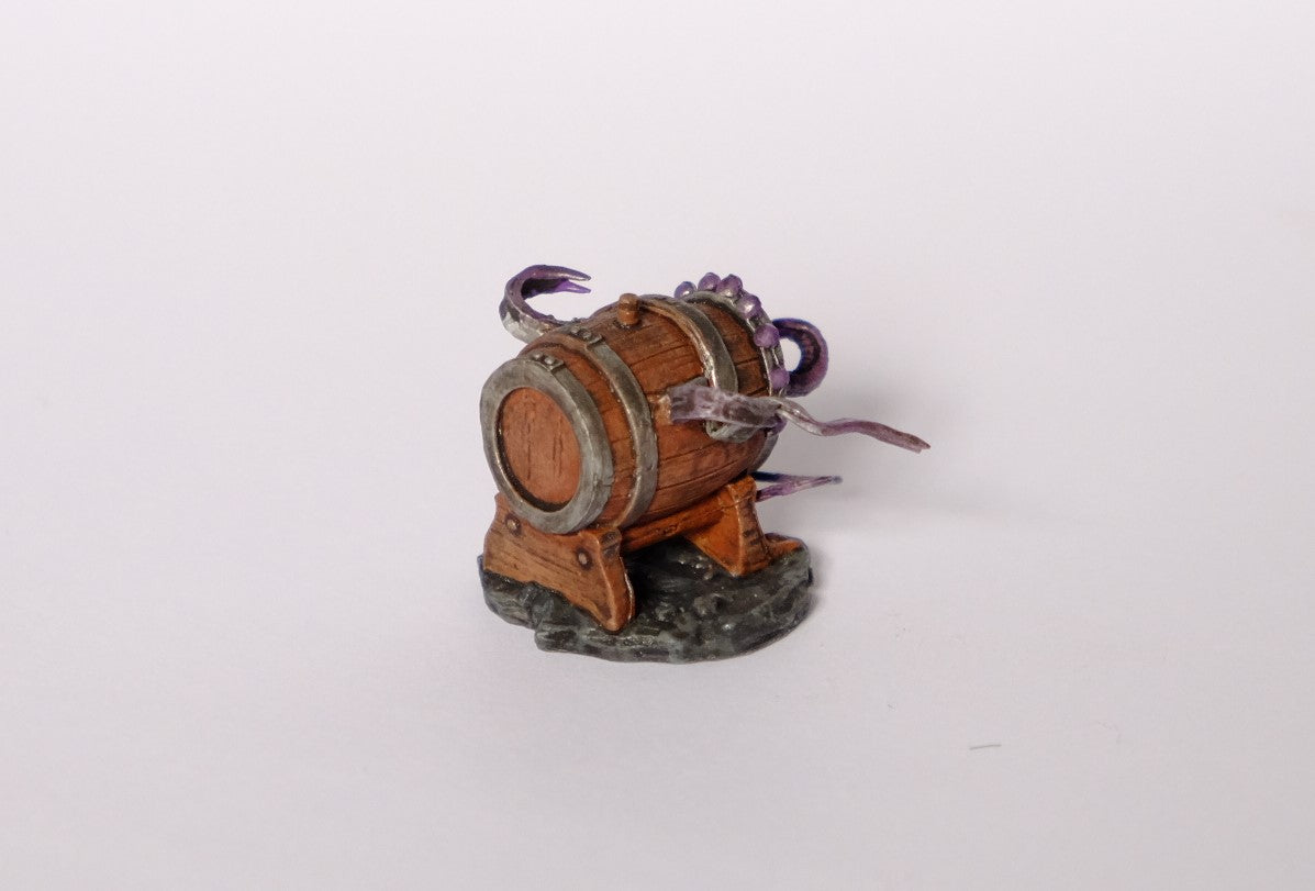 Painted Barrel Mimic for D&D | Magic Magpie