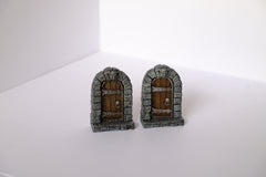 Painted Dungeon Doors for D&D | Magic Magpie