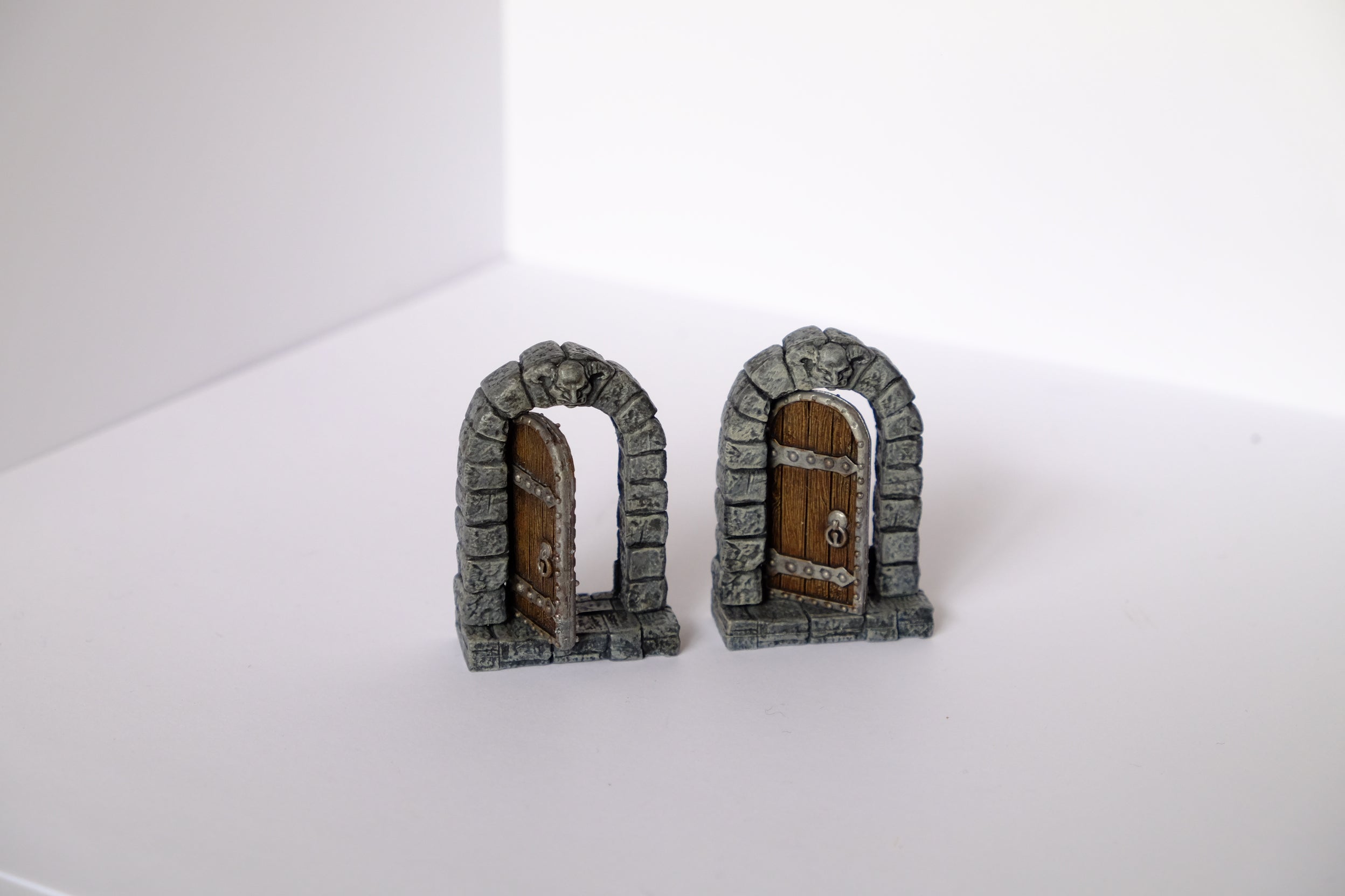 Painted Dungeon Doors for D&D | Magic Magpie