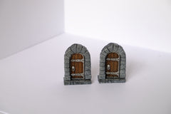 Painted Dungeon Doors for D&D | Magic Magpie