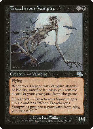 Treacherous Vampire [Judgment] | Magic Magpie