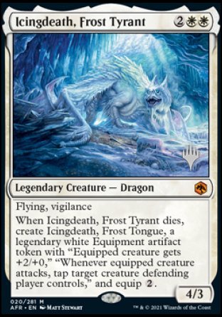 Icingdeath, Frost Tyrant (Promo Pack) [Dungeons & Dragons: Adventures in the Forgotten Realms Promos] | Magic Magpie