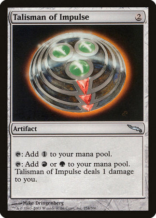 Talisman of Impulse [Mirrodin] | Magic Magpie