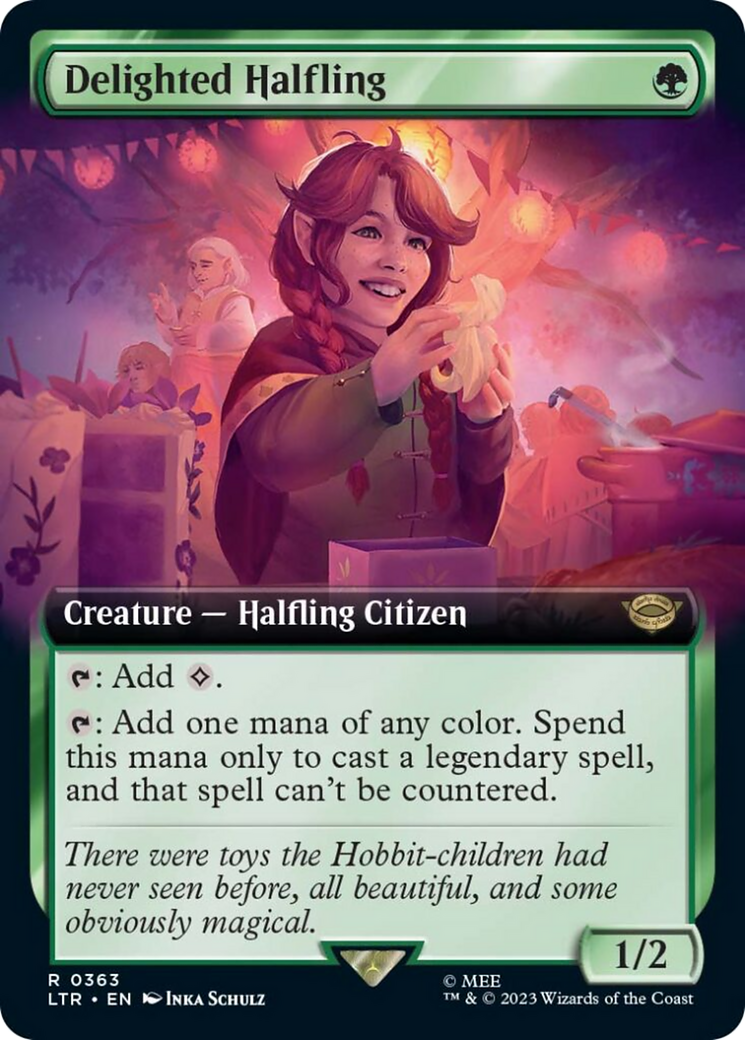 Delighted Halfling (Extended Art) [The Lord of the Rings: Tales of Middle-Earth] | Magic Magpie