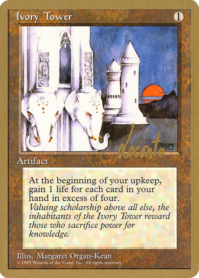 Ivory Tower (Michael Loconto) [Pro Tour Collector Set] | Magic Magpie