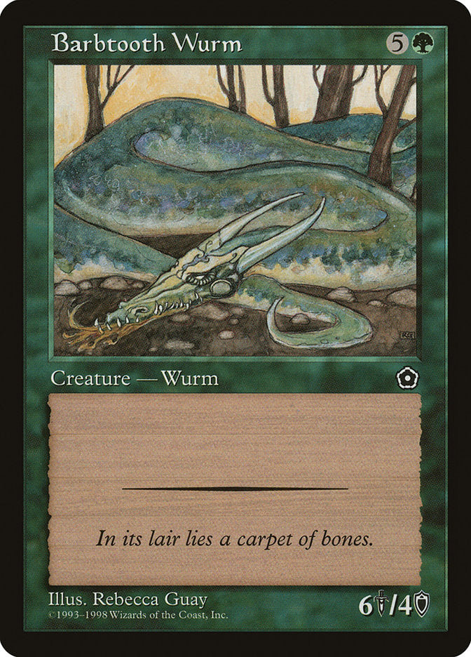 Barbtooth Wurm [Portal Second Age] | Magic Magpie