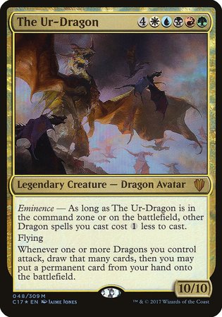 The Ur-Dragon (Commander 2017) [Commander 2017 Oversized] | Magic Magpie