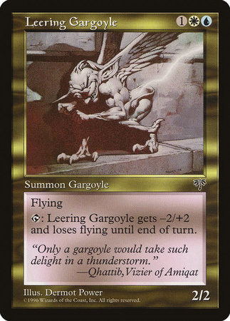 Leering Gargoyle [Mirage] | Magic Magpie