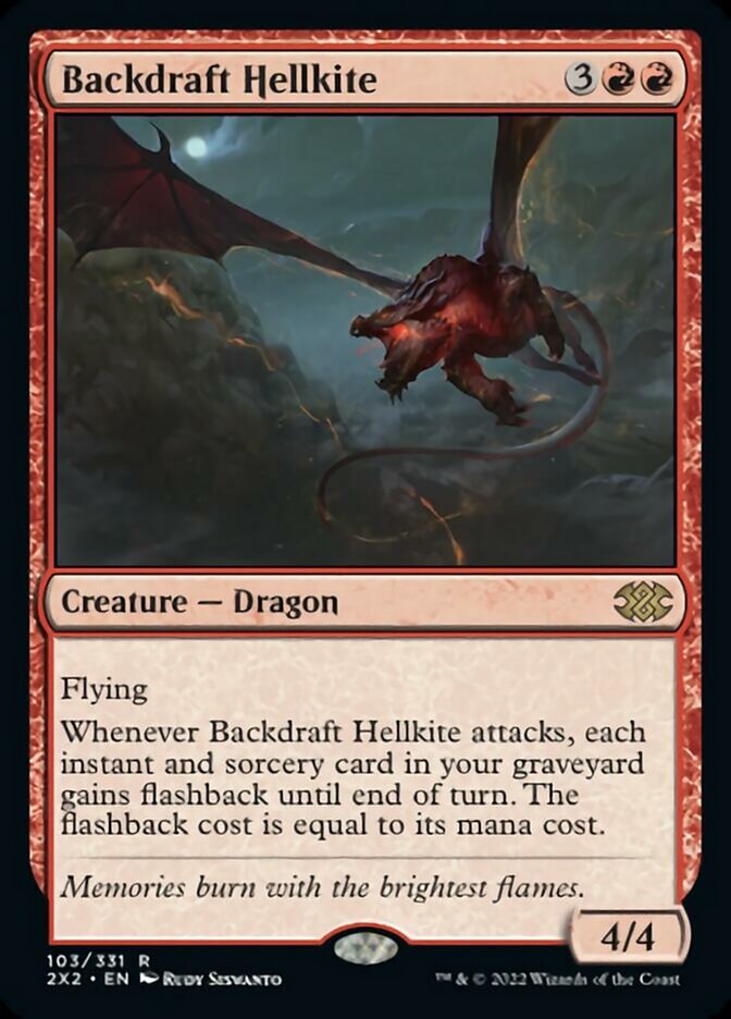 Backdraft Hellkite [Double Masters 2022] | Magic Magpie