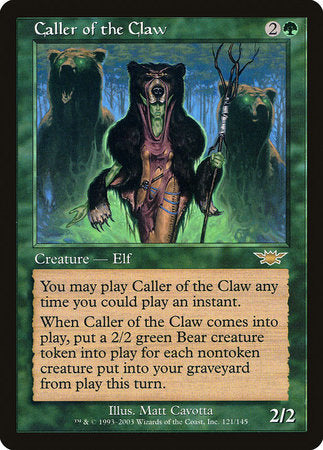 Caller of the Claw [Legions] | Magic Magpie