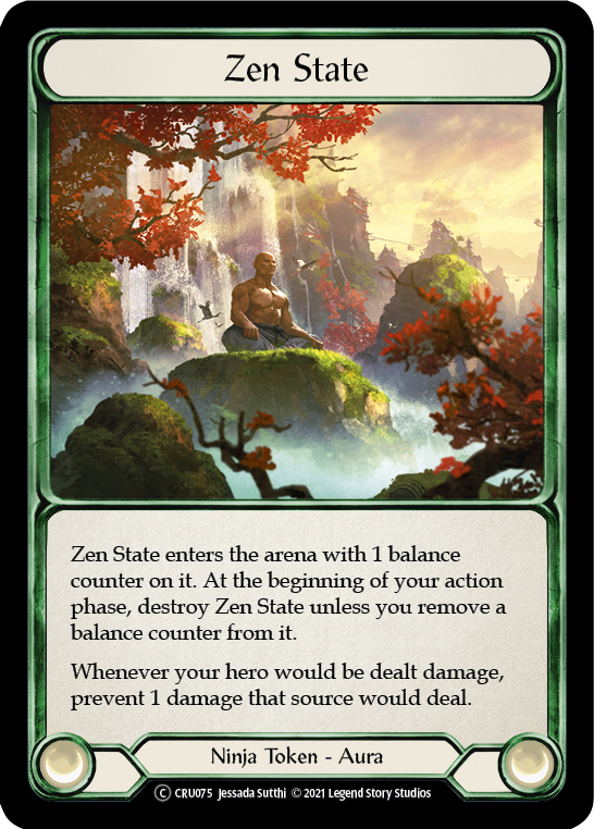 Zen State (Rainbow Foil) [U-CRU075-RF] Unlimited Rainbow Foil | Magic Magpie