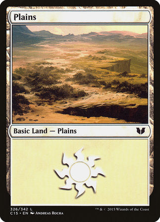 Plains (326) [Commander 2015] | Magic Magpie