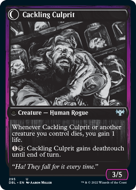 Panicked Bystander // Cackling Culprit [Innistrad: Double Feature] | Magic Magpie