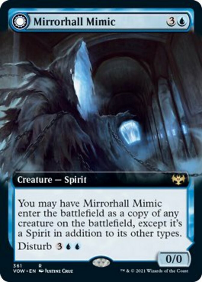 Mirrorhall Mimic // Ghastly Mimicry (Extended) [Innistrad: Crimson Vow] | Magic Magpie