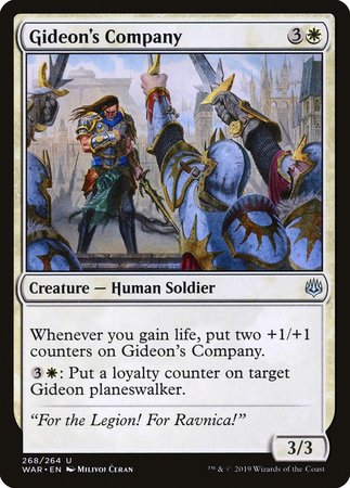 Gideon's Company [War of the Spark] | Magic Magpie