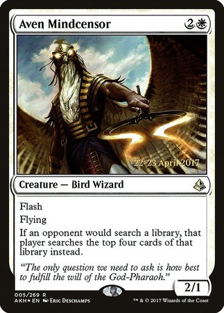 Aven Mindcensor [Amonkhet Promos] | Magic Magpie