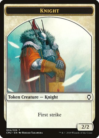 Knight Token [Commander Anthology Volume II Tokens] | Magic Magpie