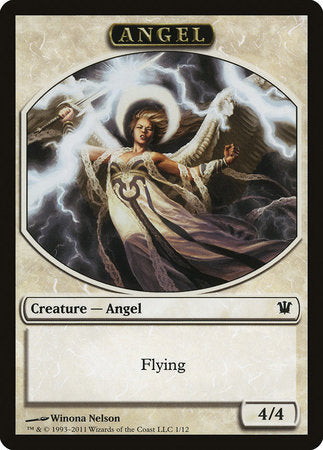Angel Token [Innistrad Tokens] | Magic Magpie
