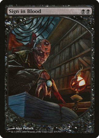 Sign in Blood [Magic Player Rewards 2010] | Magic Magpie