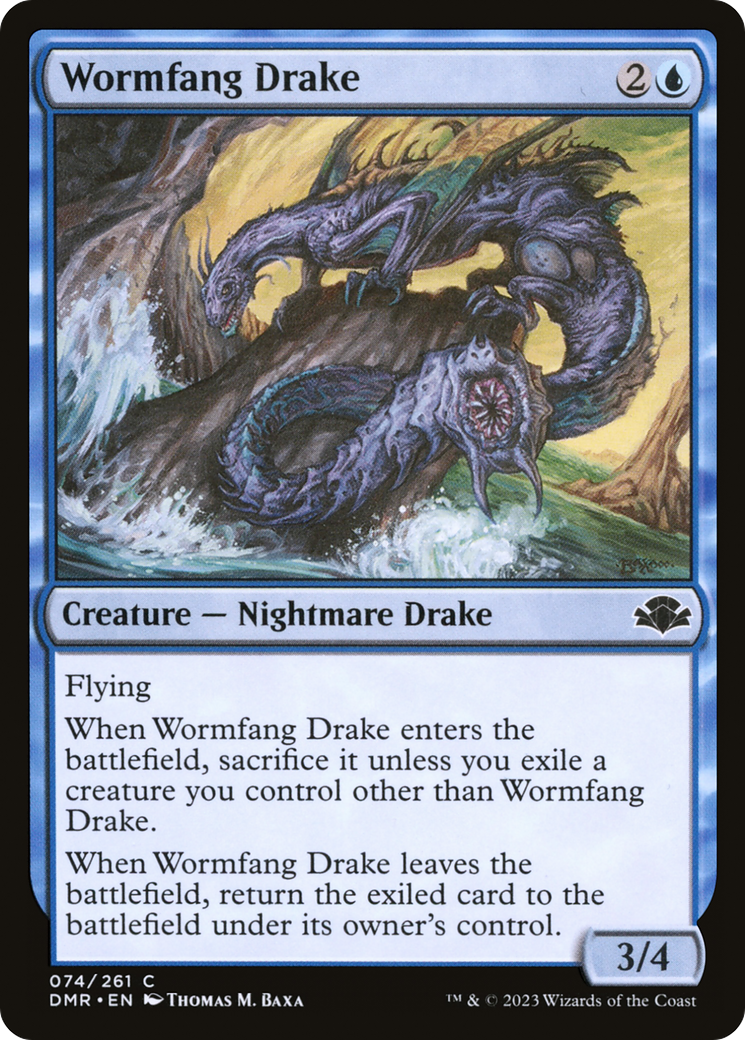 Wormfang Drake [Dominaria Remastered] | Magic Magpie