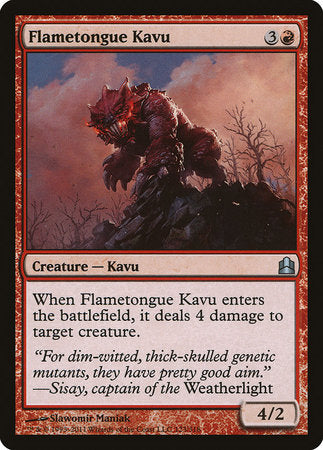 Flametongue Kavu [Commander 2011] | Magic Magpie