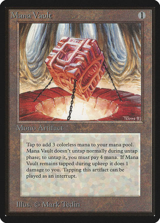 Mana Vault [Limited Edition Beta] | Magic Magpie