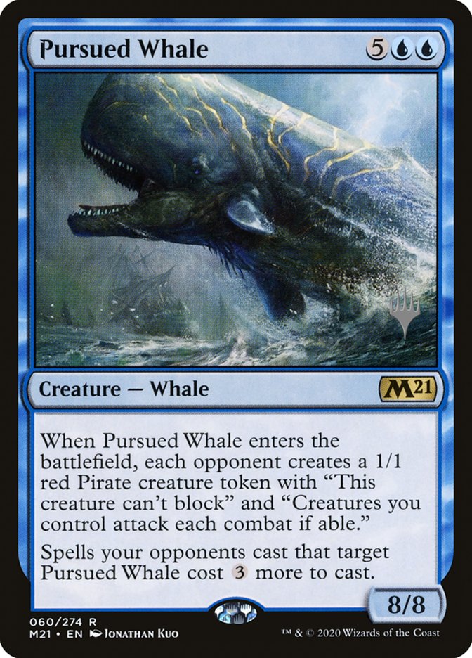 Pursued Whale (Promo Pack) [Core Set 2021 Promos] | Magic Magpie