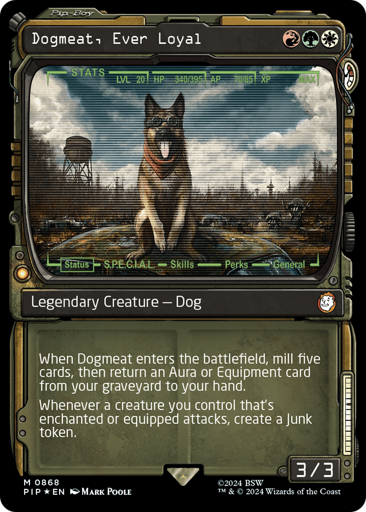Dogmeat, Ever Loyal (Showcase) (Surge Foil) [Fallout] | Magic Magpie