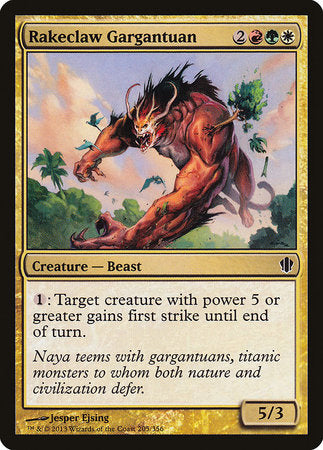 Rakeclaw Gargantuan [Commander 2013] | Magic Magpie