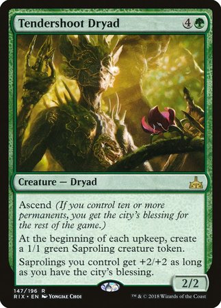 Tendershoot Dryad [Rivals of Ixalan] | Magic Magpie