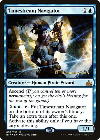 Timestream Navigator [Rivals of Ixalan Promos] | Magic Magpie