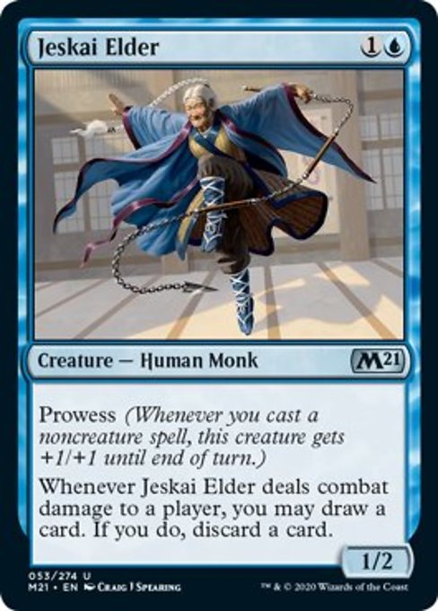 Jeskai Elder [Core Set 2021] | Magic Magpie