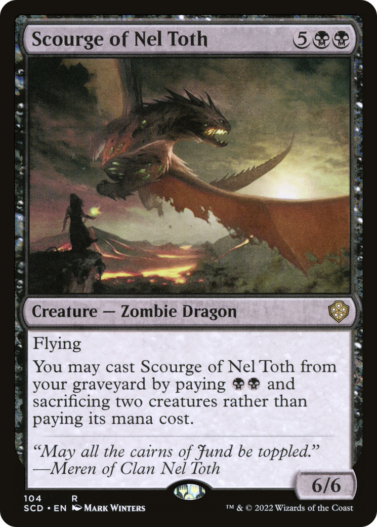 Scourge of Nel Toth [Starter Commander Decks] | Magic Magpie