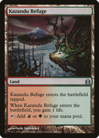 Kazandu Refuge [Commander 2011] | Magic Magpie