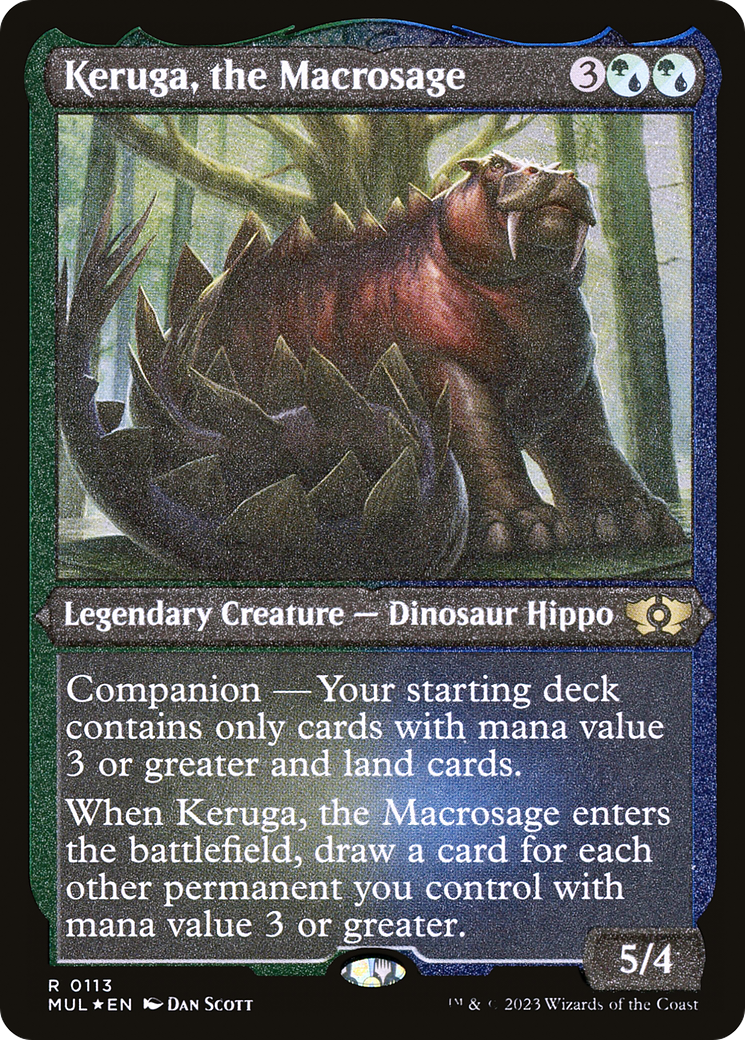 Keruga, the Macrosage (Foil Etched) [Multiverse Legends] | Magic Magpie