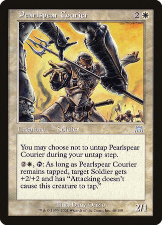 Pearlspear Courier [Onslaught] | Magic Magpie