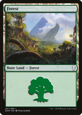 Forest (267) [Dominaria] | Magic Magpie