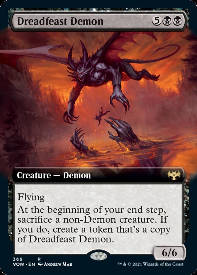 Dreadfeast Demon (Extended) [Innistrad: Crimson Vow] | Magic Magpie