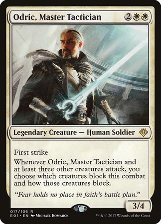 Odric, Master Tactician [Archenemy: Nicol Bolas] | Magic Magpie