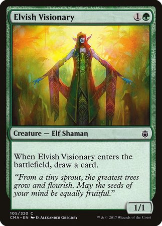 Elvish Visionary [Commander Anthology] | Magic Magpie