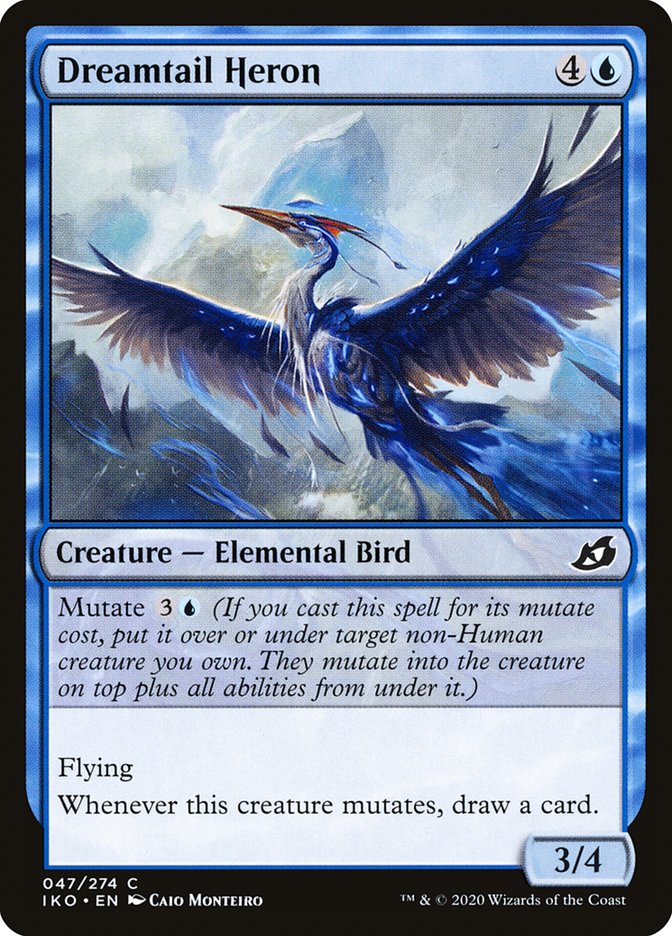 Dreamtail Heron [Ikoria: Lair of Behemoths] | Magic Magpie