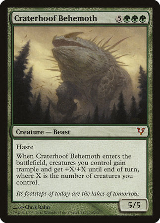 Craterhoof Behemoth [Avacyn Restored] | Magic Magpie